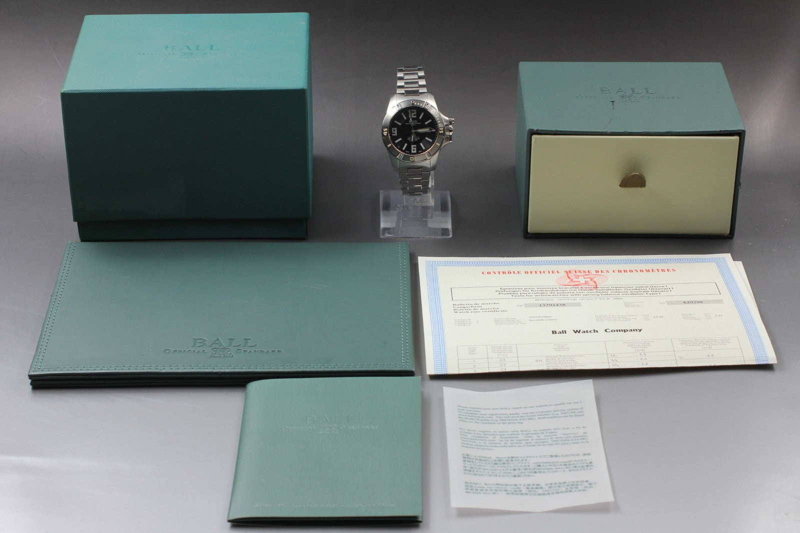 overhauled BALL Engineer Hydrocarbon Spacemaster DM2036A Automatic Men's Watch