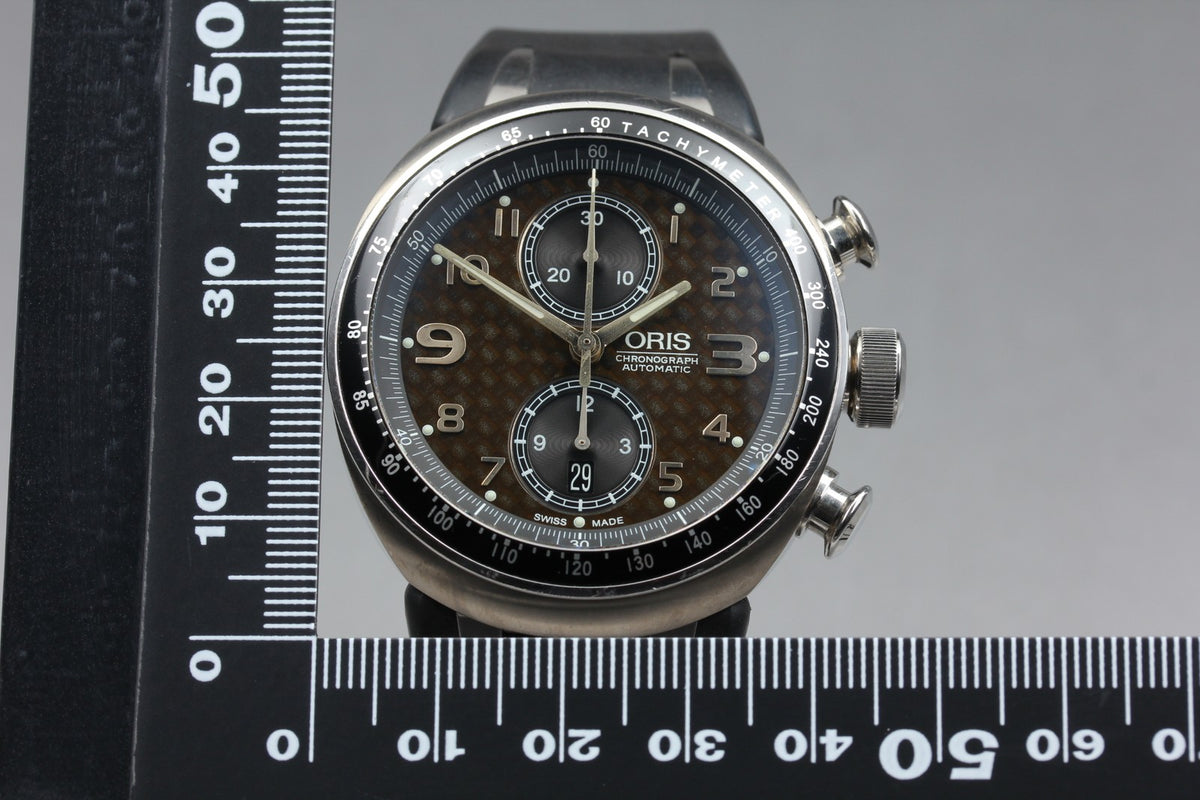 Overhauled Limited ORIS Williams TT3 7587 Automatic Brown Dial Men's Watch 43mm