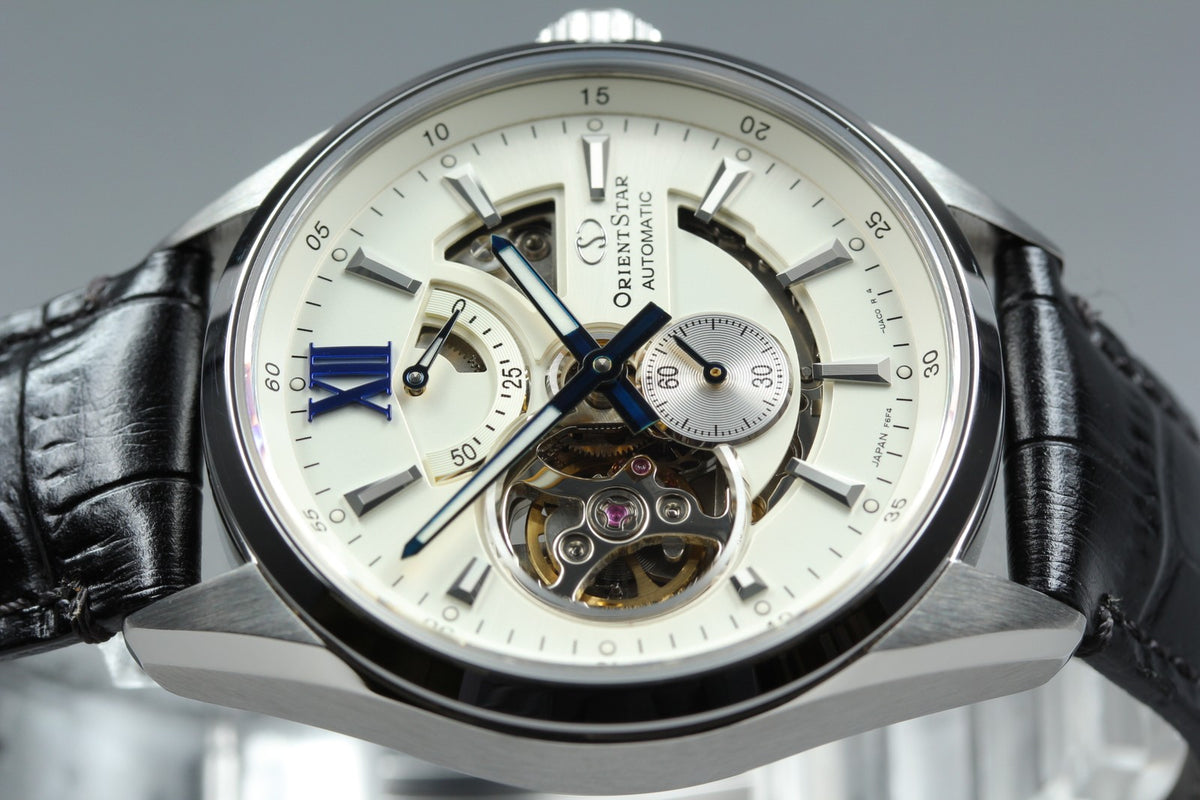 ORIENT Star F6F4-UAB0/RK-AV0007S Automatic Men's White Dial Watch 41mm JAPAN Box