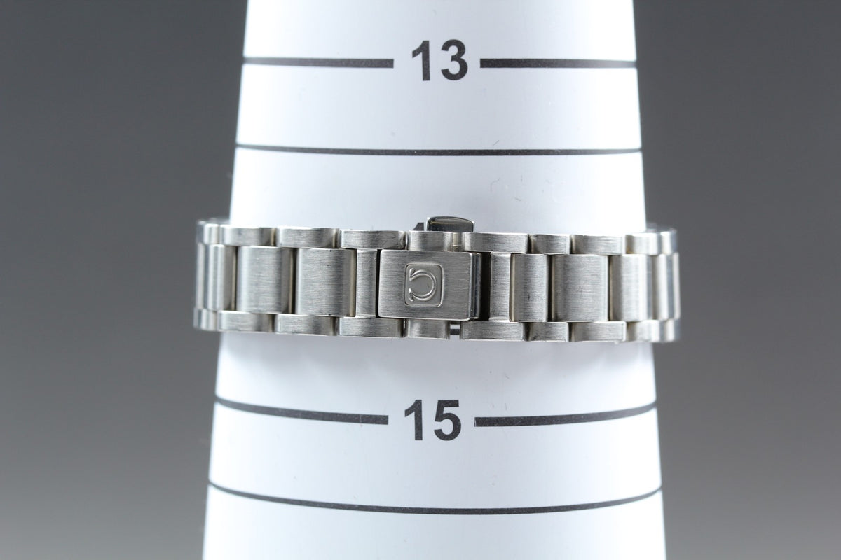 New Batt OMEGA Seamaster Aqua Terra 2577.30 Quartz Silver Women's Watch 29mm JP