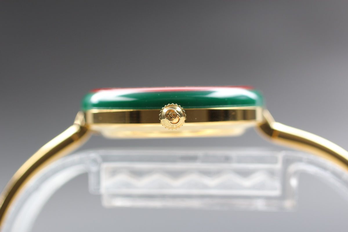 New Batt GUCCI Change Bezel 11/12.2 12Color Quartz Women's Watch 25mm JAPAN Box