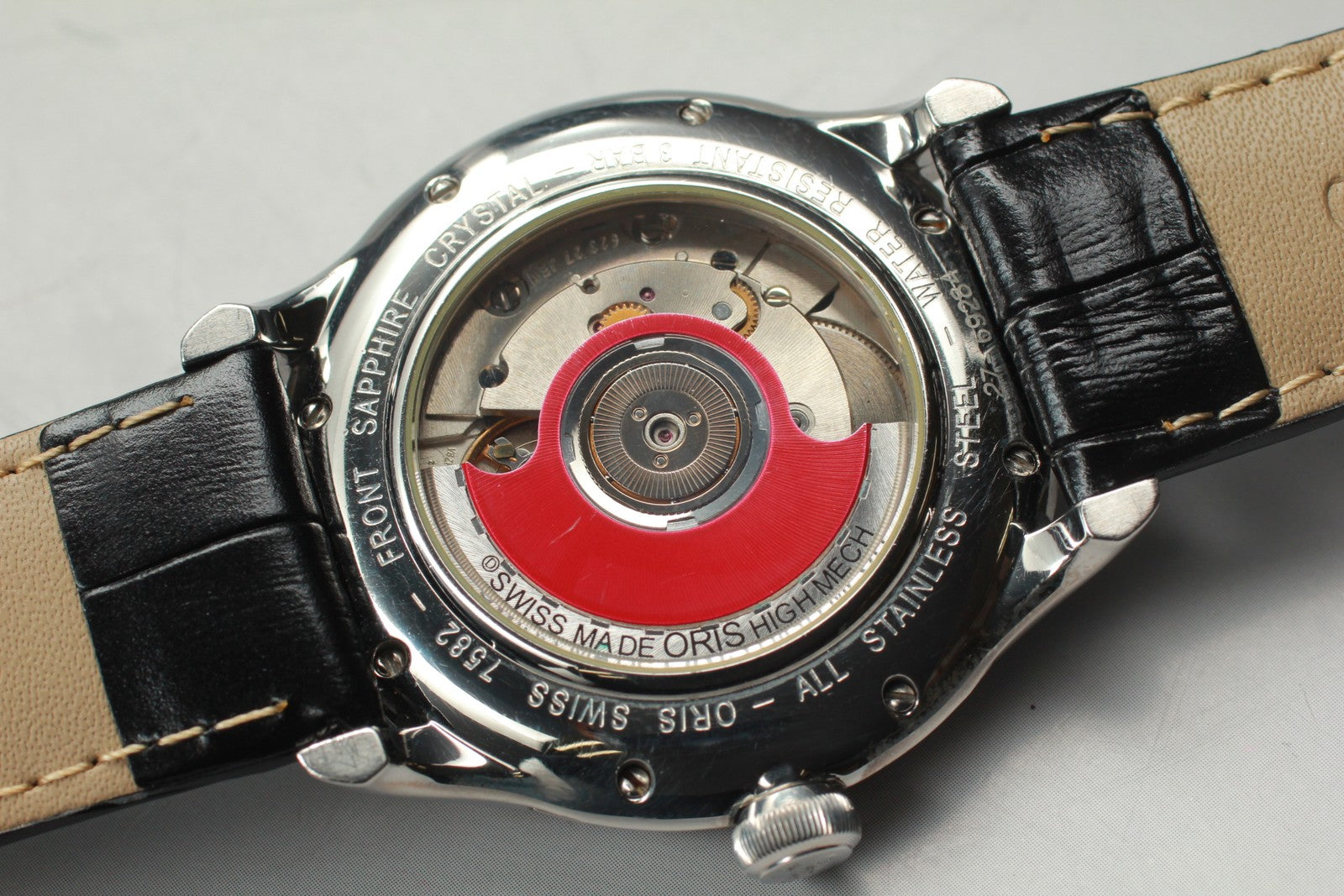 Exc+5* ORIS Artelier 7582 Small Second Date Silver Dial Automatic Watch 40mm JP