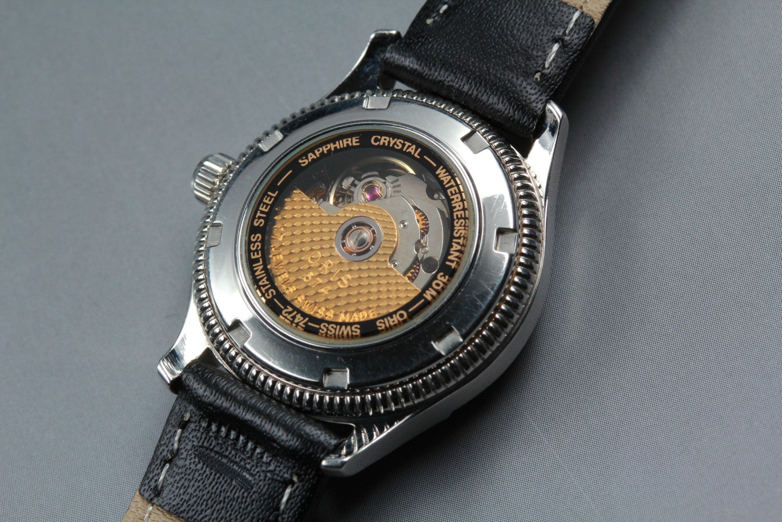 ORIS Pointer Date 7472 Black Dial Automatic Date Women's Watch 28mm JAPAN Exc+5