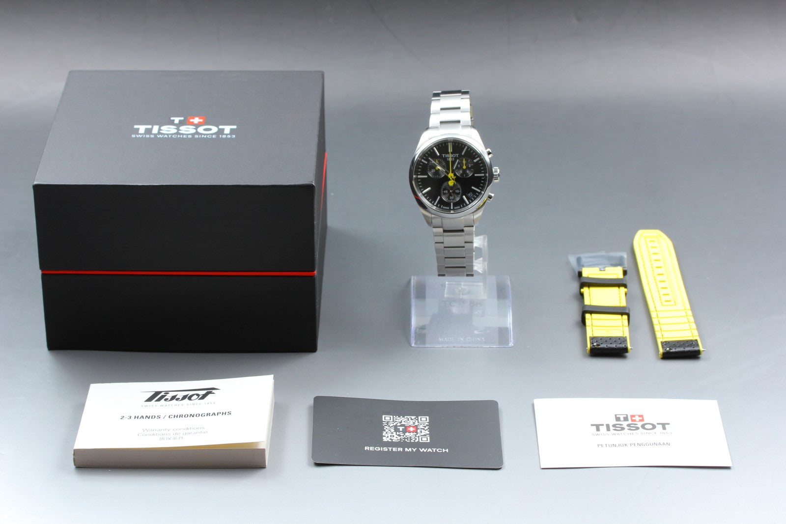 TISSOT PR 100 Tour de France T150417A Chronograph Quartz Men's Watch 40mm JP Box