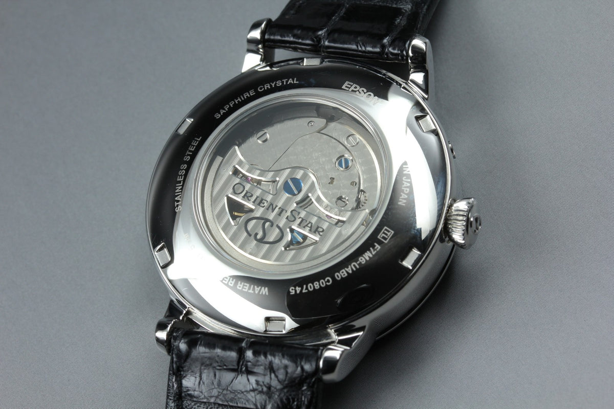 ORIENT STAR Mechanical Moon Phase F7M6-UAB0 40mm Automatic Men's Watch JAPAN