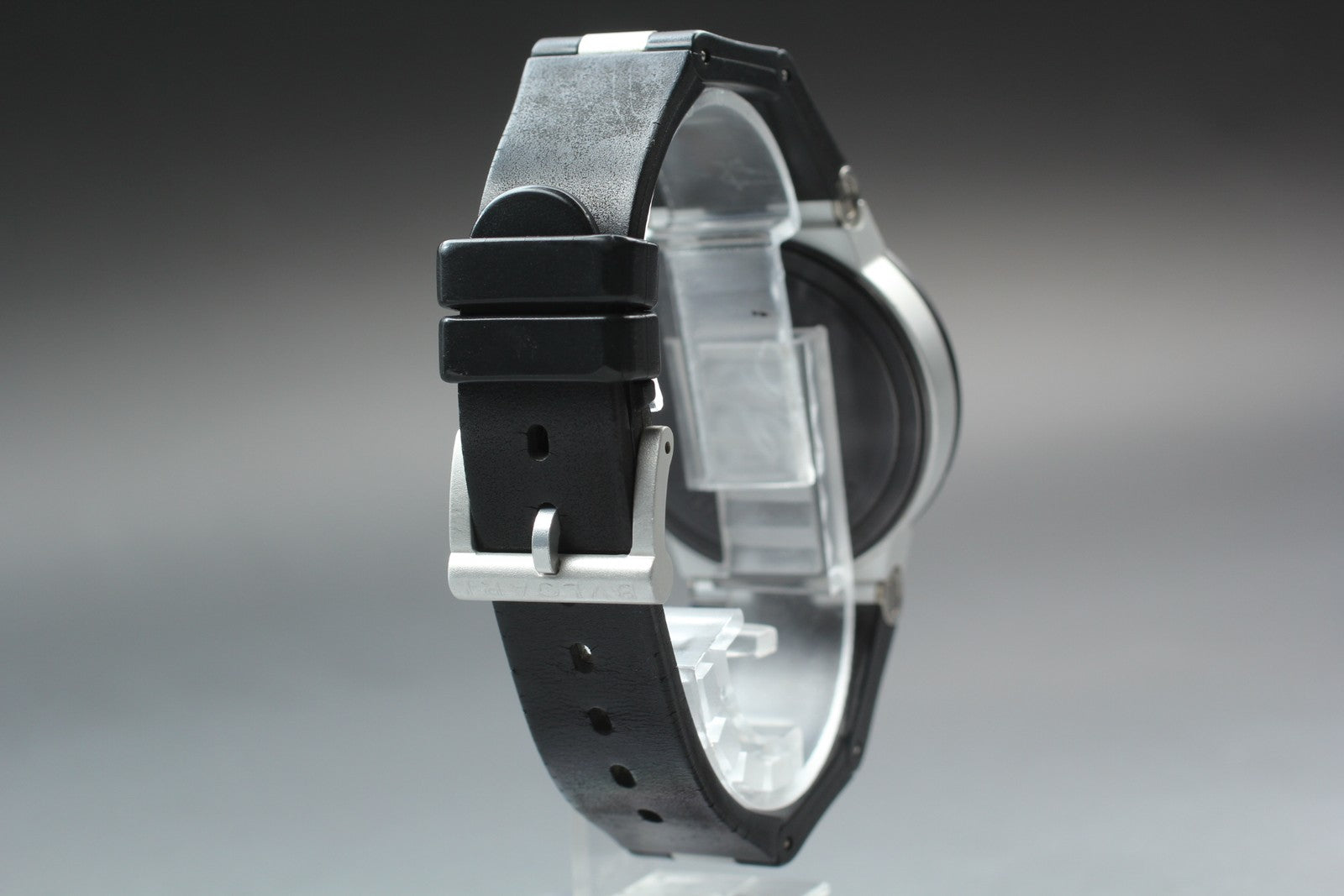 BVLGARI Aluminium AC38TA Automatic chronograph Date Men's Watch 38mm From JAPAN