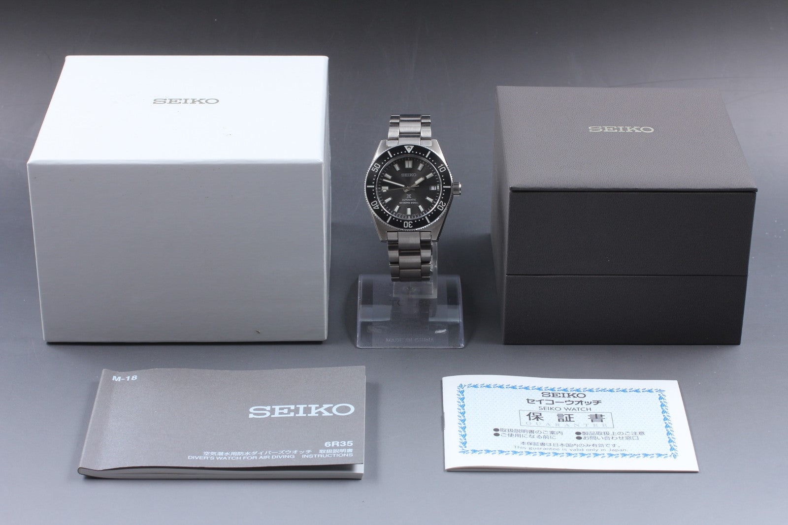 Near MINT- Box SEIKO Prospex Diver 6R35-00P0 SBDC101 Men's Automatic Watch JAPAN