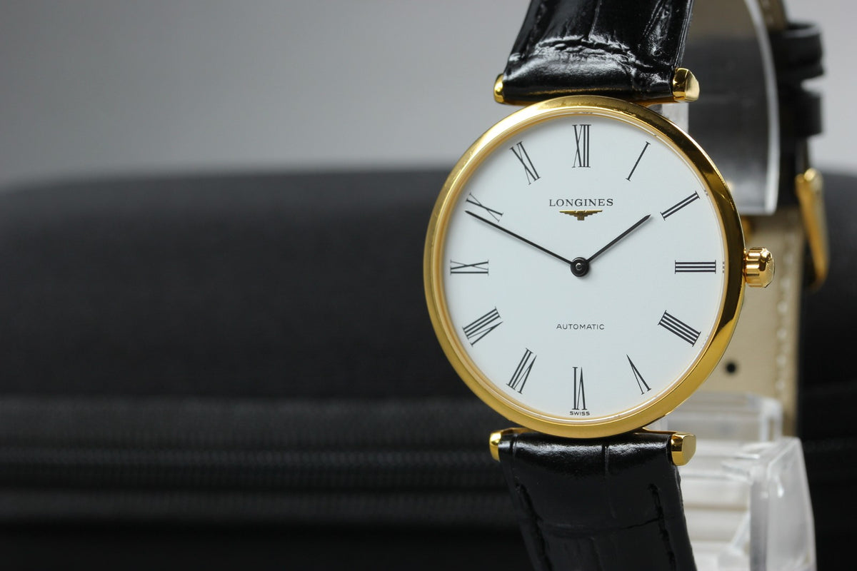 LONGINES La Grande Classique L4.708.2 Automatic White Men's Watch 34mm JAPAN