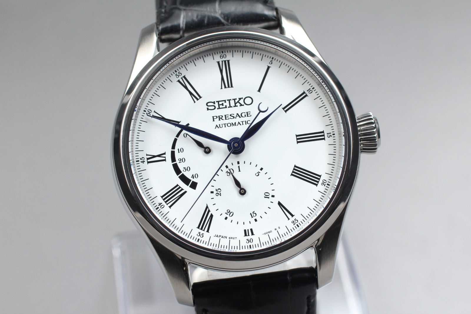 Near MINT Box SEIKO Presage SARW035 6R27-00L0 Automatic White Men's Watch JAPAN