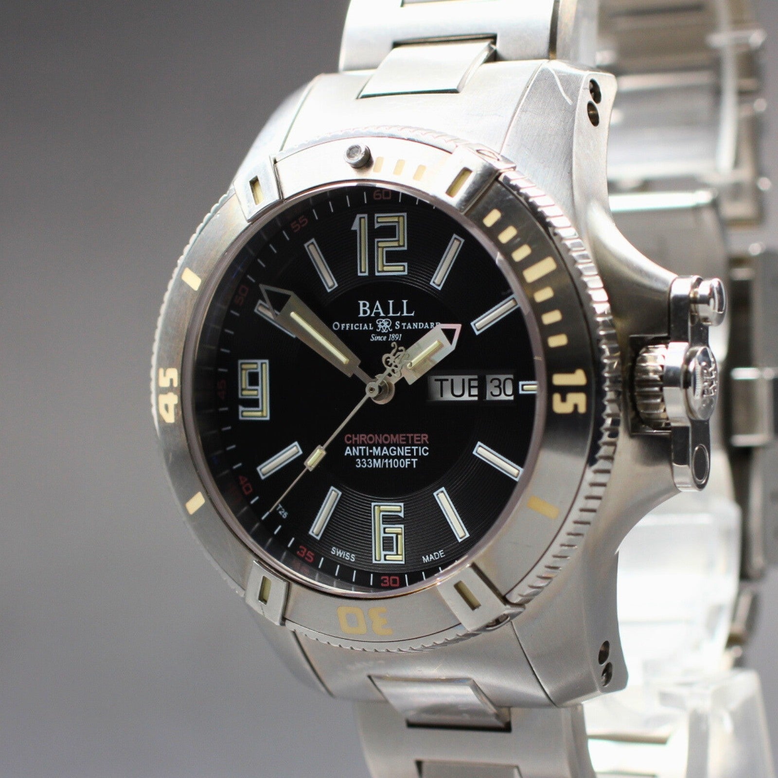 overhauled BALL Engineer Hydrocarbon Spacemaster DM2036A Automatic Men's Watch