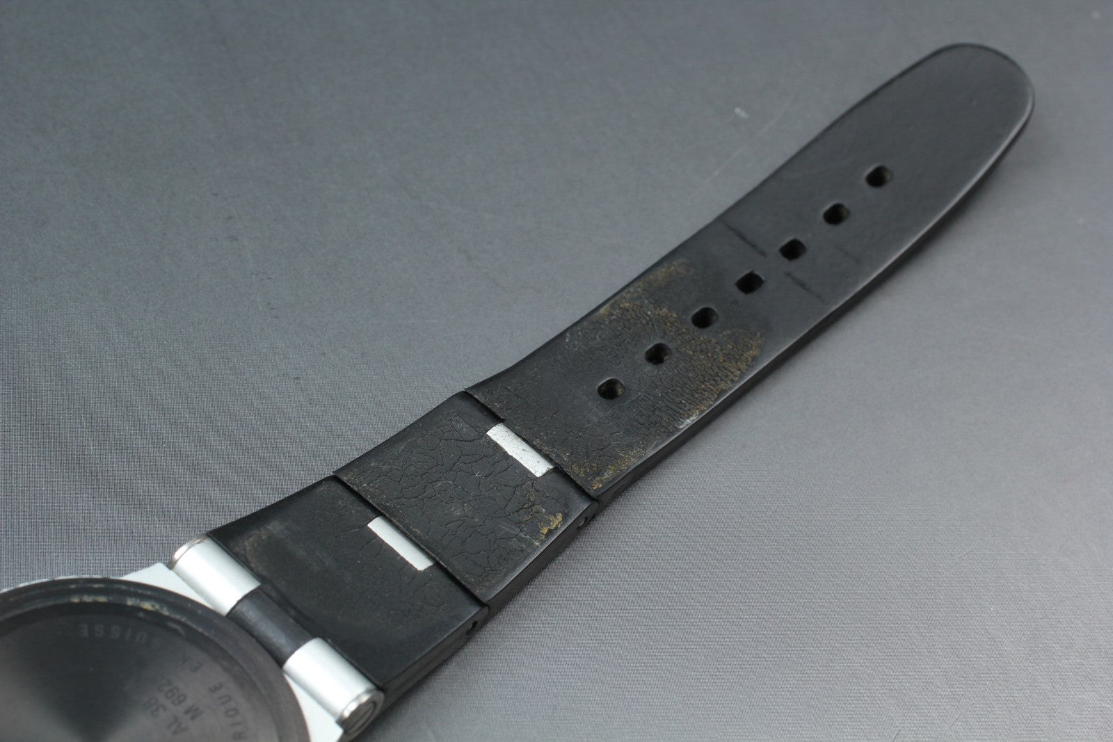 BVLGARI Aluminum AL38TA Silver Dial Date Automatic Men's Watch 38mm JAPAN Exc+5