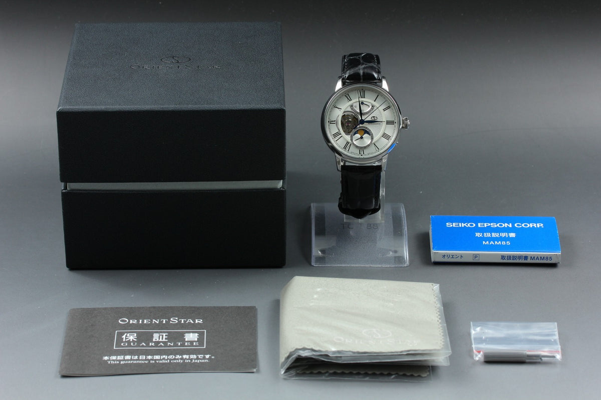 ORIENT STAR Mechanical Moon Phase F7M6-UAB0 40mm Automatic Men's Watch JAPAN
