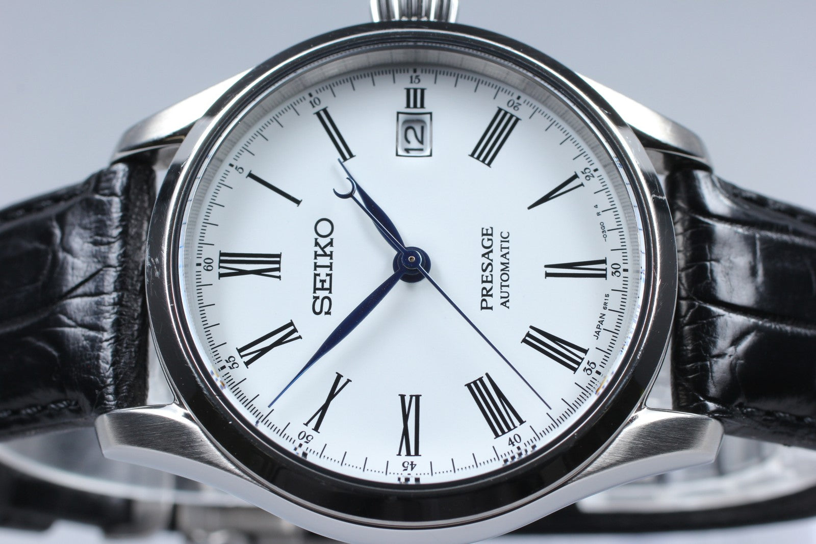 Exc+5*Box SEIKO Seiko Presage 6R15-03V0 White Automatic Men's Watch 40mm JAPAN