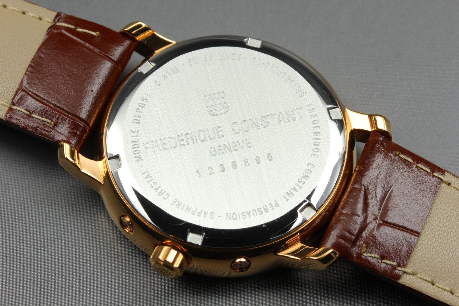 Overhauled FREDERIQUE CONSTANT FC-270X3P4/5/6 Quartz Men's Watch 38mm JAPAN