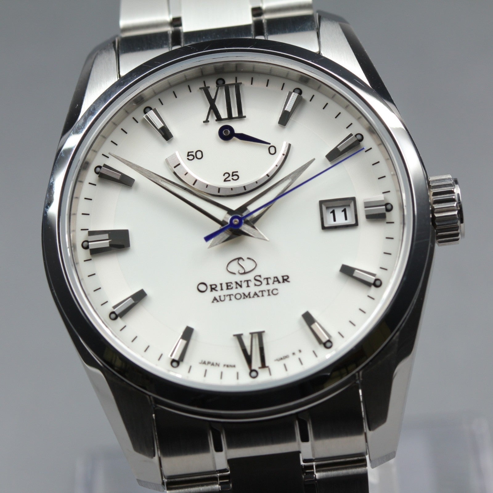N MINT*Box Orient Star F6N4-UAD0 Power Reserve White Automatic Men's 38mm JAPAN