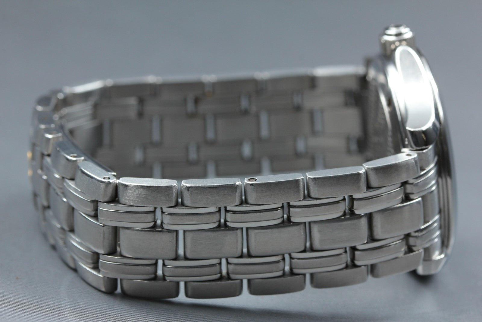 Near MINT- Box Omega Seamaster 120M 2511.31 Cal.1538 Silver Qz 36mm Men's Watch