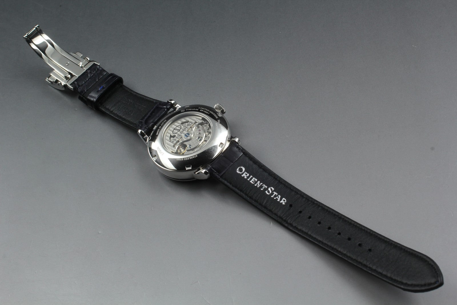 Exc+5 Box Orient Star Mechanical Moonphase F7X6-UAA0 Automatic Blue Men's Watch