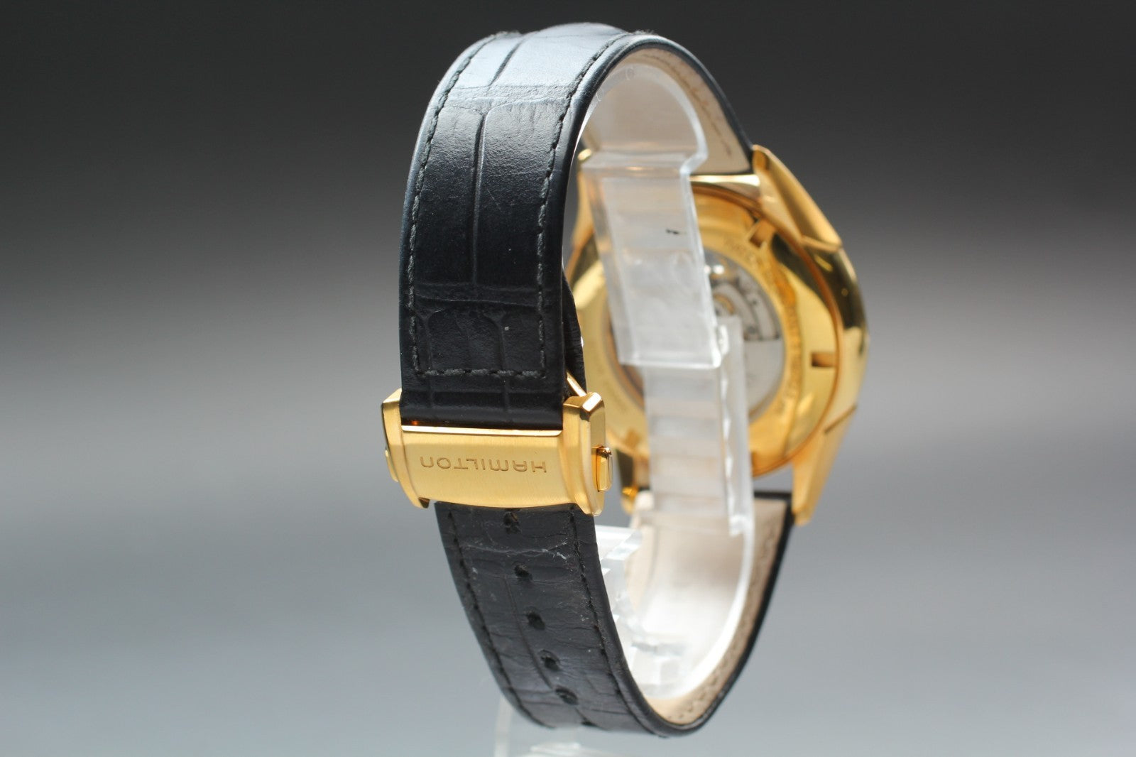 Hamilton Jazzmaster H327350 Automatic Black Dial Men's Watch 41mm JAPAN Box