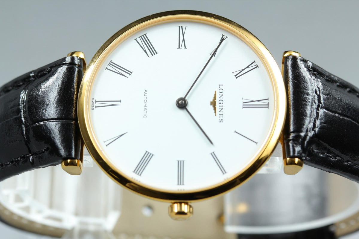 LONGINES La Grande Classique L4.708.2 Automatic White Men's Watch 34mm JAPAN