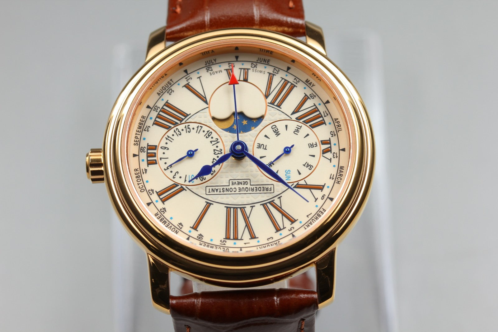 Overhauled FREDERIQUE CONSTANT FC-270X3P4/5/6 Quartz Men's Watch 38mm JAPAN