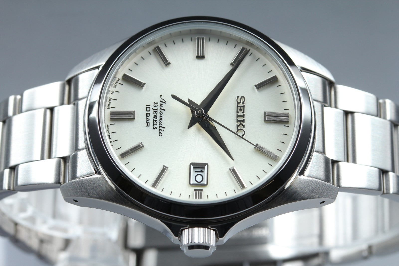 N MINT*Box SEIKO 4R35-03X0 SZSB011 Mechanical Automatic Silver Men's Watch 40mm