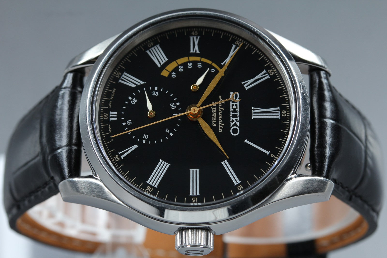 SEIKO Presage 6R27-00G0 SARW013 Black Dial 40mm Men's Automatic Watch JAPAN