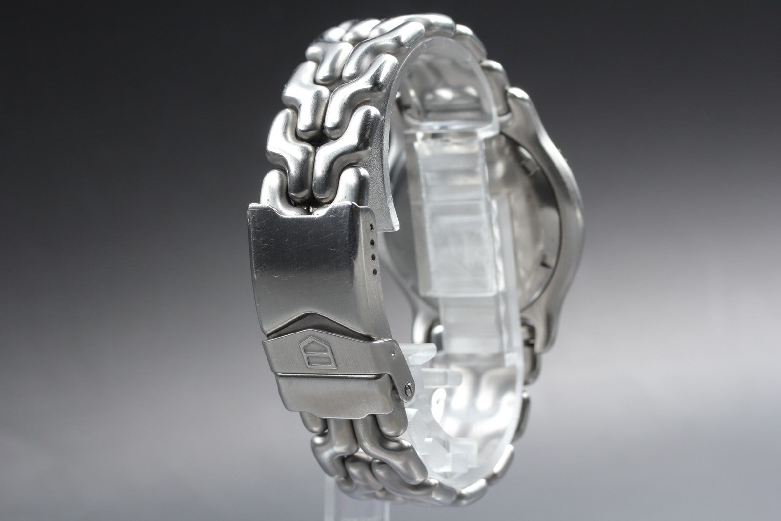 Vintage TAG HEUER SEL WG5112-P0 Automatic Silver Dial Men's Watch 36mm JAPAN Box