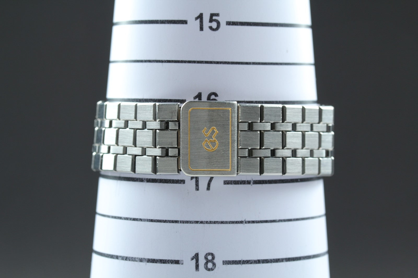New Batt GRAND SEIKO 9587-8000 SBGS003 Silver Quartz Date Boy's Watch 36mm JAPAN
