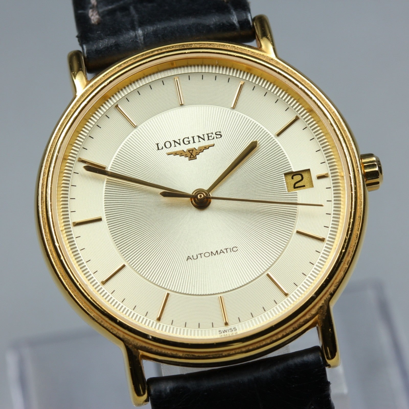 Vintage LONGINES Grand Classic L4.721.2 Automatic Gold Women's Watch 34mm JAPAN