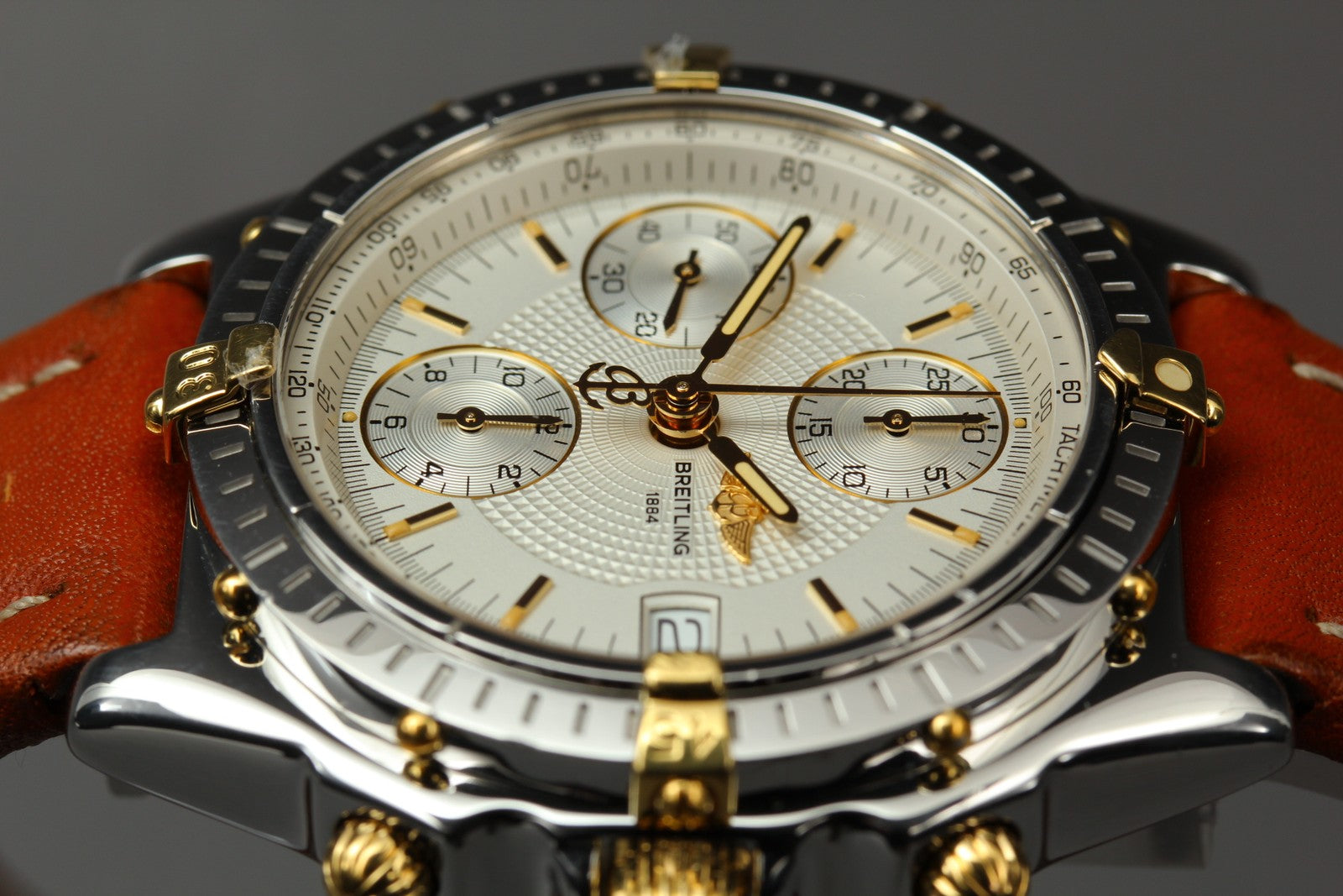 Exc+5 Box BREITLING Chronomat Bicolore B13050.1 Chronograph 39mm AT Men's Watch