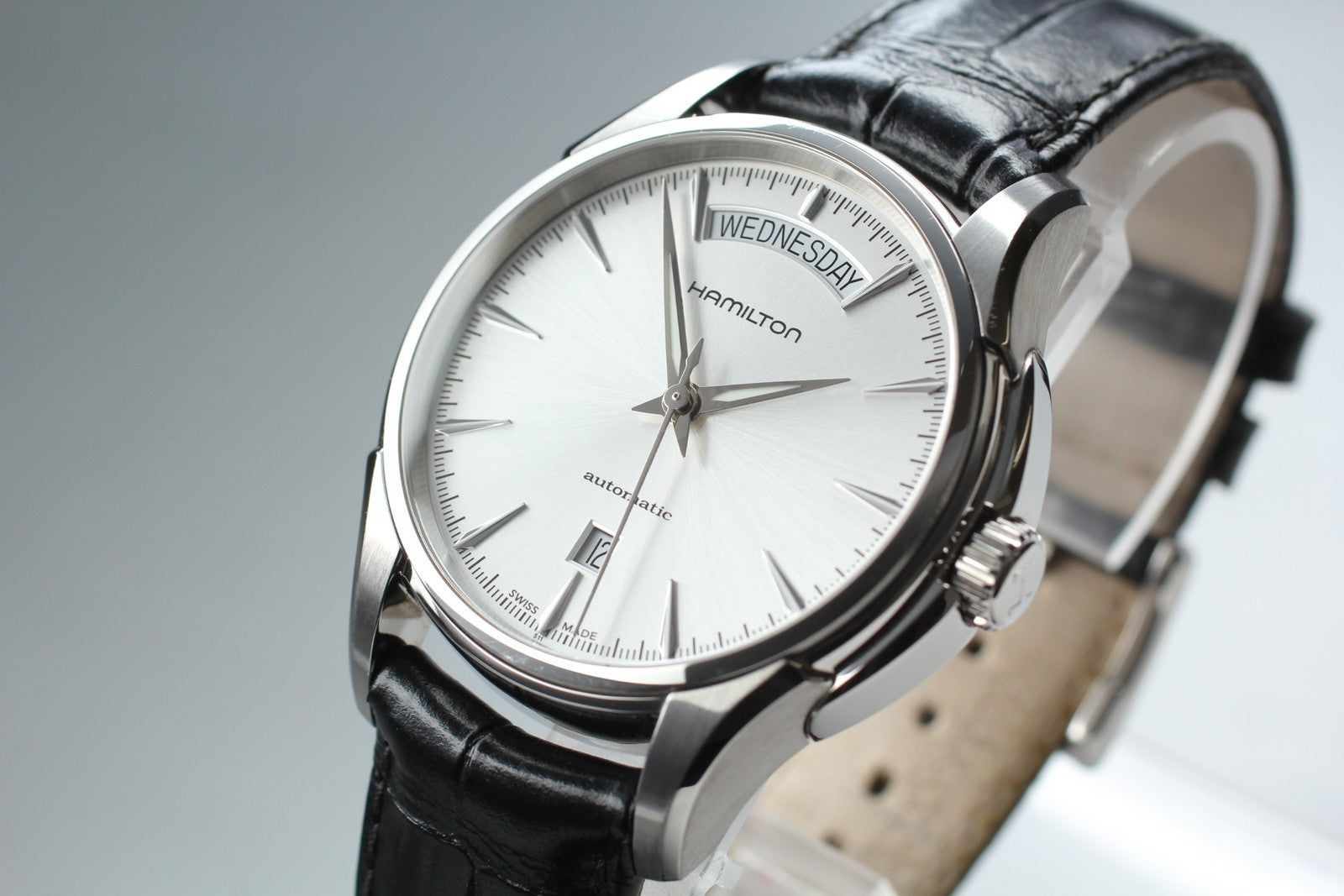 Hamilton Jazzmaster H325051 Day/Date Automatic Men's Watch 40mm JAPAN Box