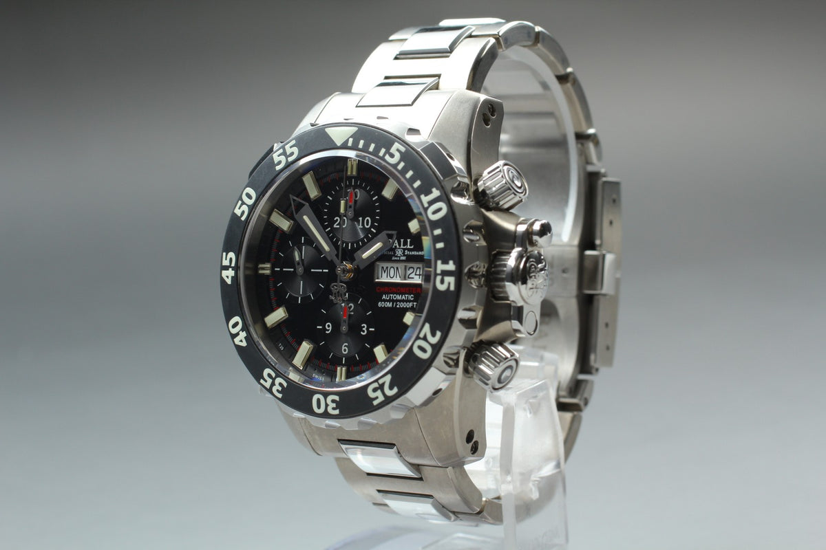 Ball Engineer Hydrocarbon Nedu DC3026A Automatic Chronograp Men's Watch 44mm JP