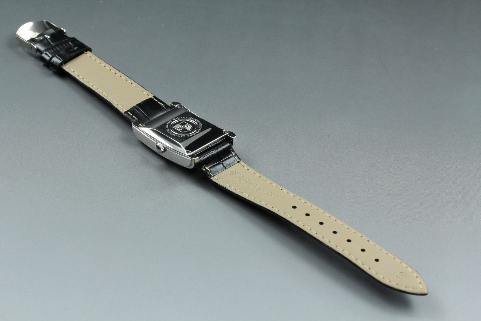ORIS Rectangular Pointer Date B7460 Automatic Black Women's Watch 26mm JAPAN