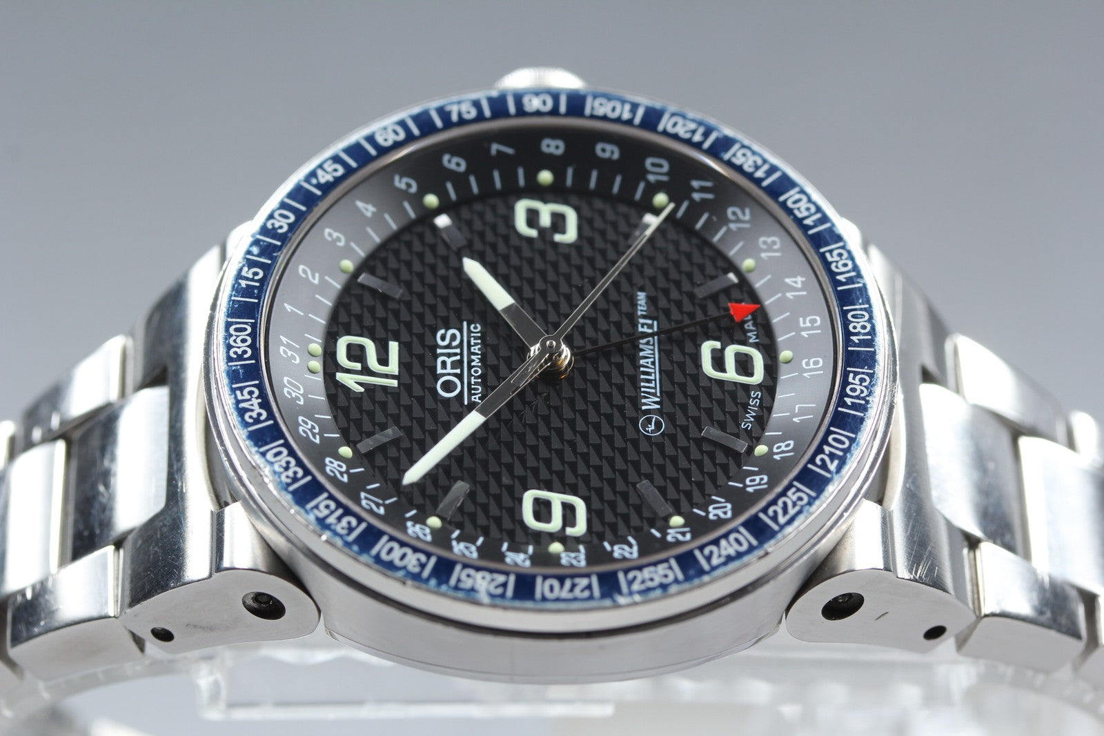 ORIS Williams F1 Team Pointer Date 7585 Automatic Men's Watch 42mm JAPAN Box