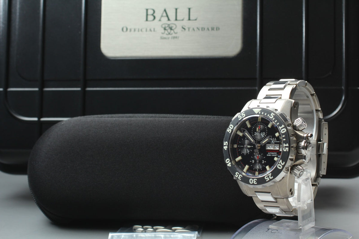 Ball Engineer Hydrocarbon Nedu DC3026A Automatic Chronograp Men's Watch 44mm JP