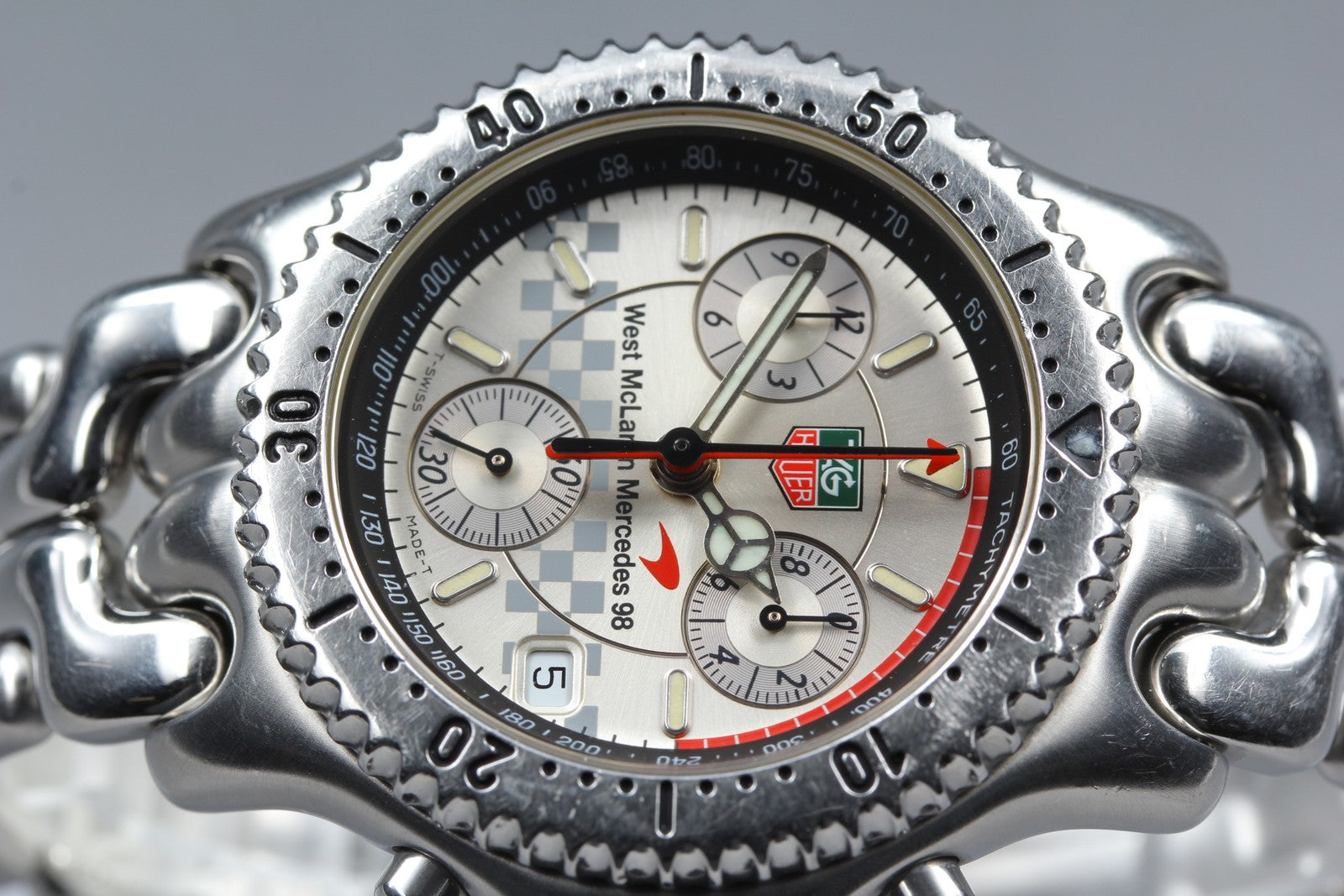 overhauled TAG HEUER CG1117 F1 McLaren Mercedes Limited Model Quartz Boy's Watch