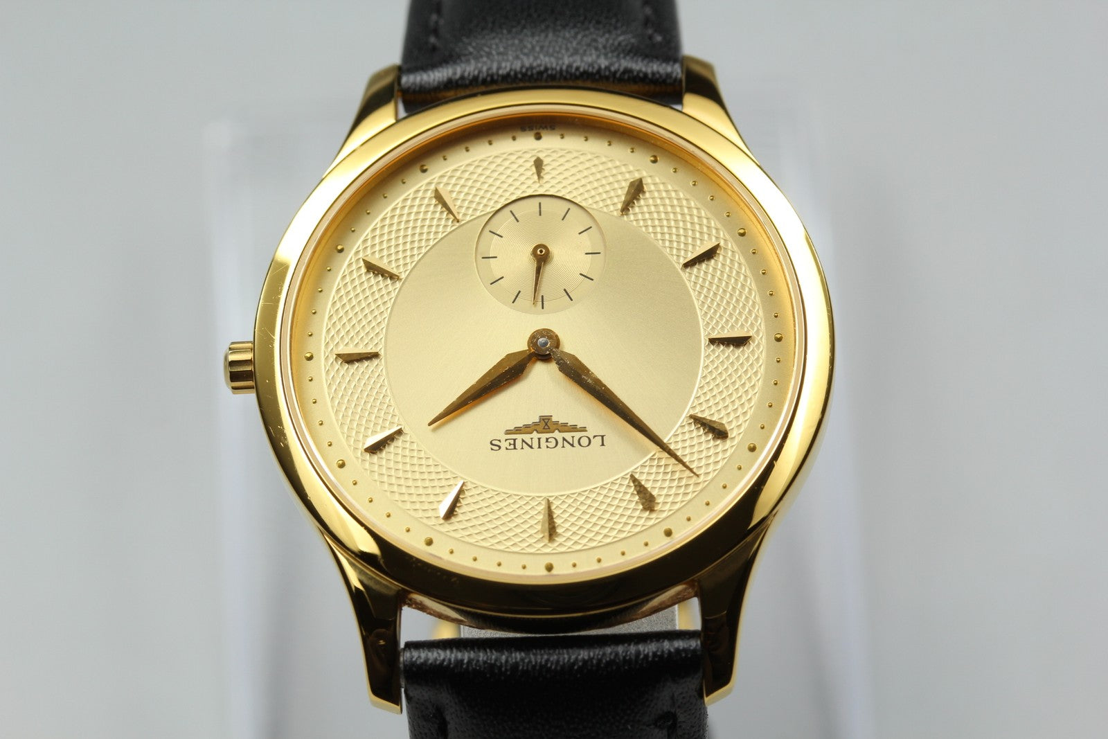 New Batt LONGINES La Grand Classic L4.706.2 Gold Quartz Men's Watch 36mm JAPAN