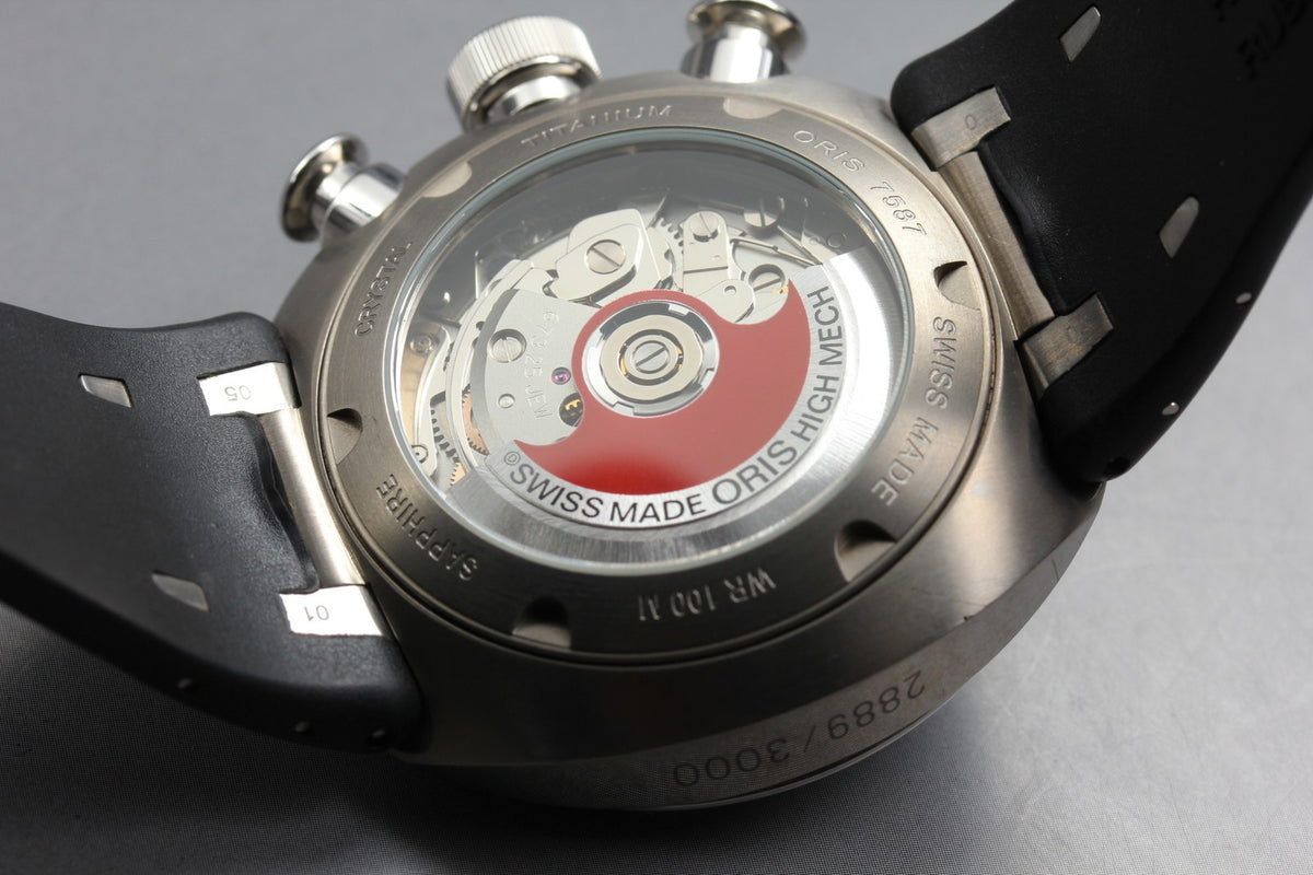 Overhauled Limited ORIS Williams TT3 7587 Automatic Brown Dial Men's Watch 43mm