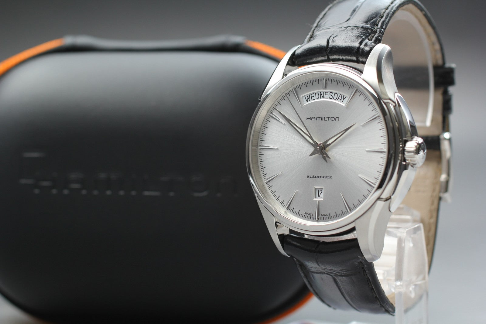 Hamilton Jazzmaster H325051 Day/Date Automatic Men's Watch 40mm JAPAN Box