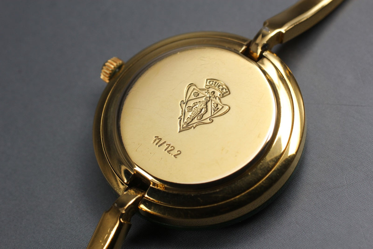 New Batt GUCCI Change Bezel 11/12.2 12Color Quartz Women's Watch From JAPAN Box