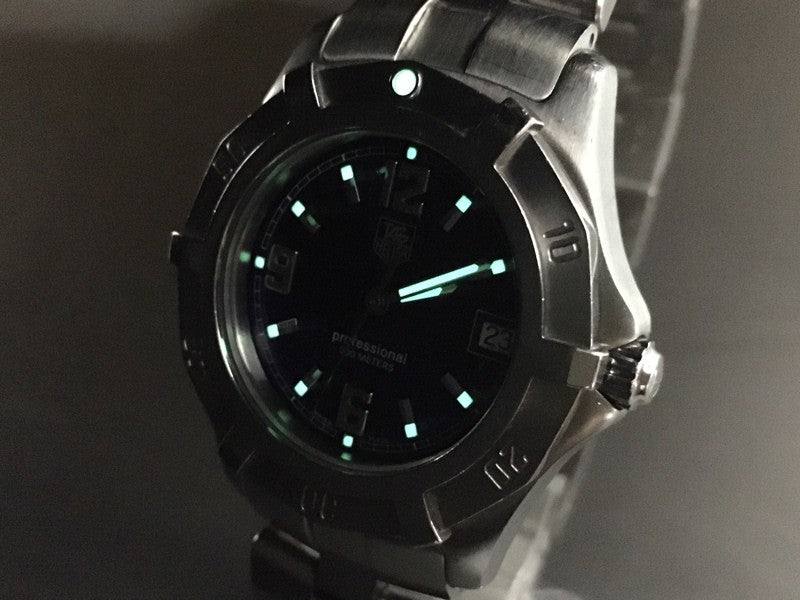 New Batt TAG HEUER Exclusive 2000 WN1112 Quartz Blue Dial Watch 39mm JAPAN Box