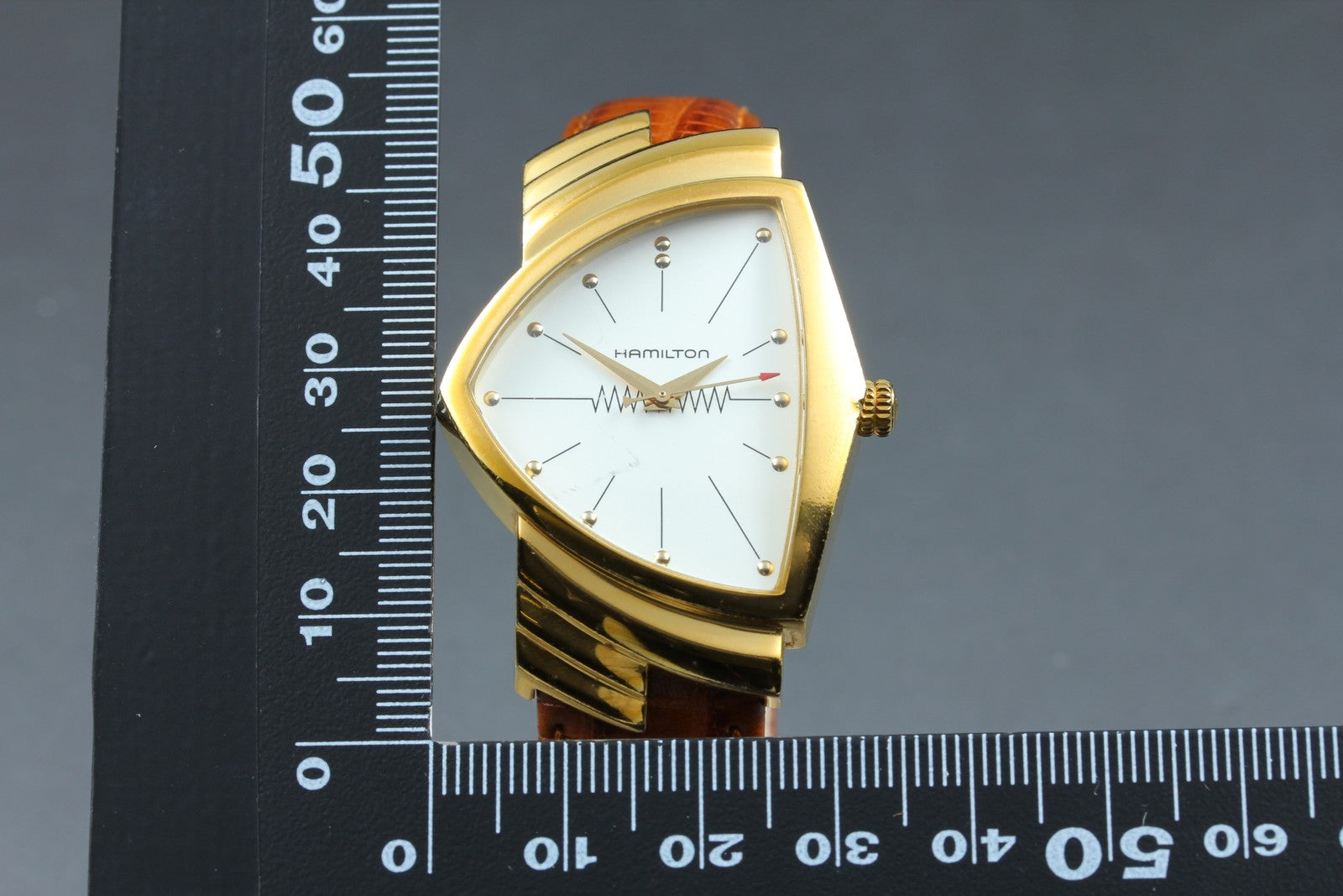 New Batt Hamilton Ventura H243010 Quartz White Dial Men's Watch 32mm Exc+4*Box