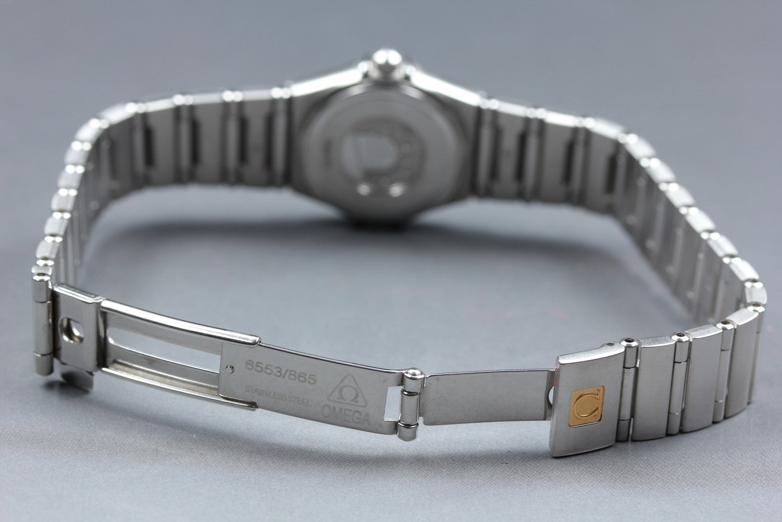 New Batt OMEGA Constellation 1562.30.00 Quartz Silver Women Watch 22mm JAPAN