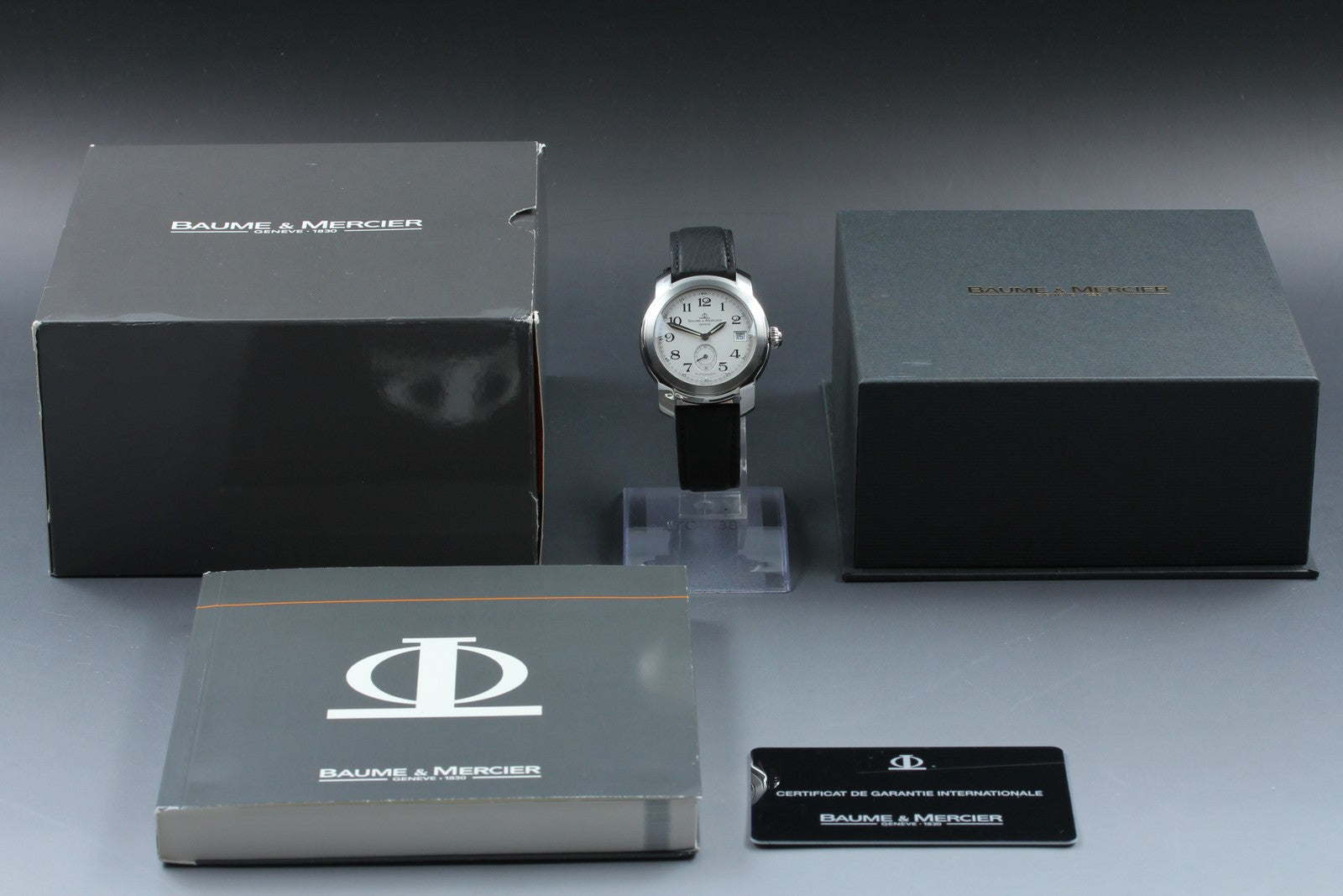 Baume & Mercier Capeland MV045221 Men's Silver Automatic Date Watch 39mm Exc+5