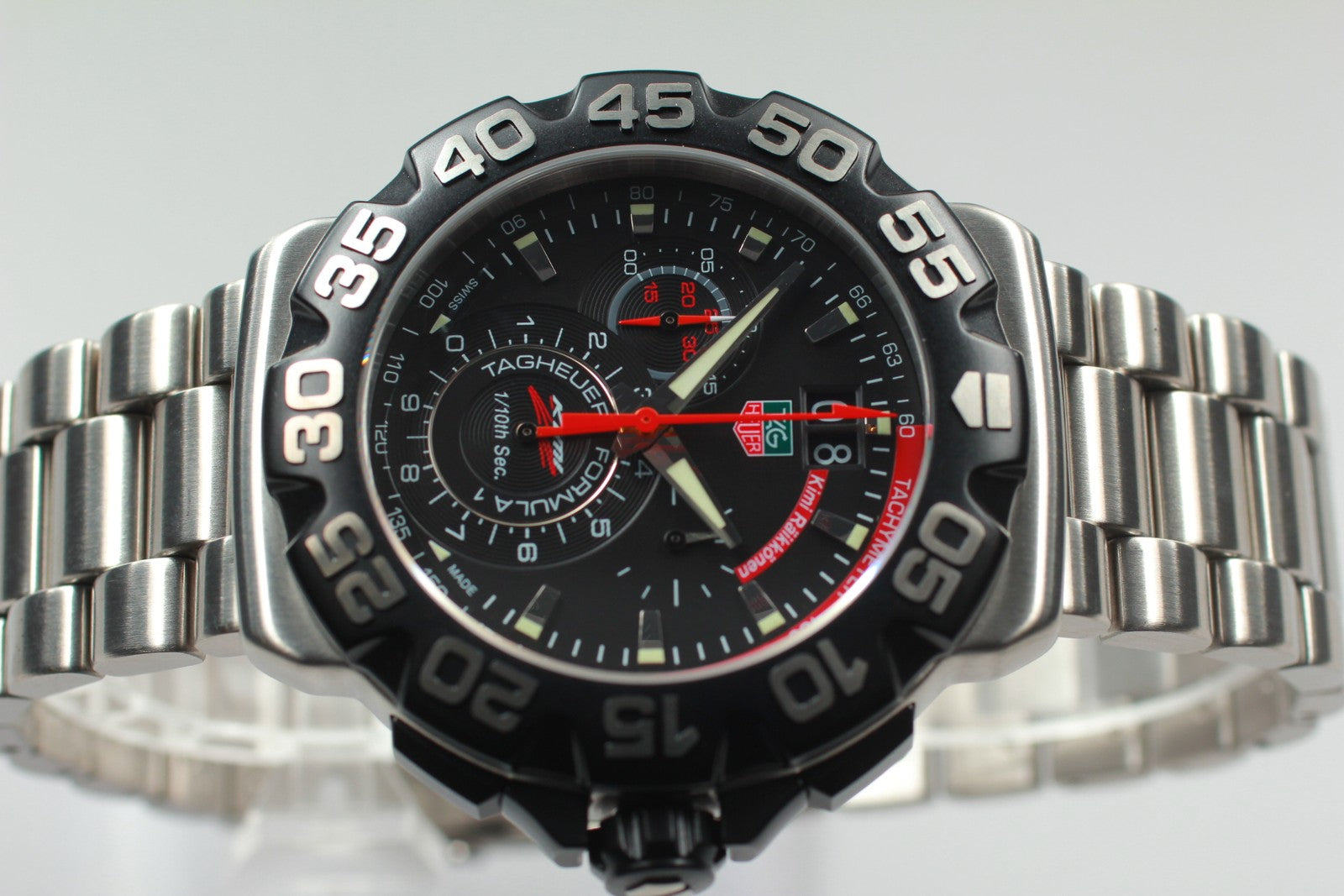 N MINT*Box TAG Heuer Formula 1 CAH1014 Quartz Black Dial Men's Watch 44mm JAPAN