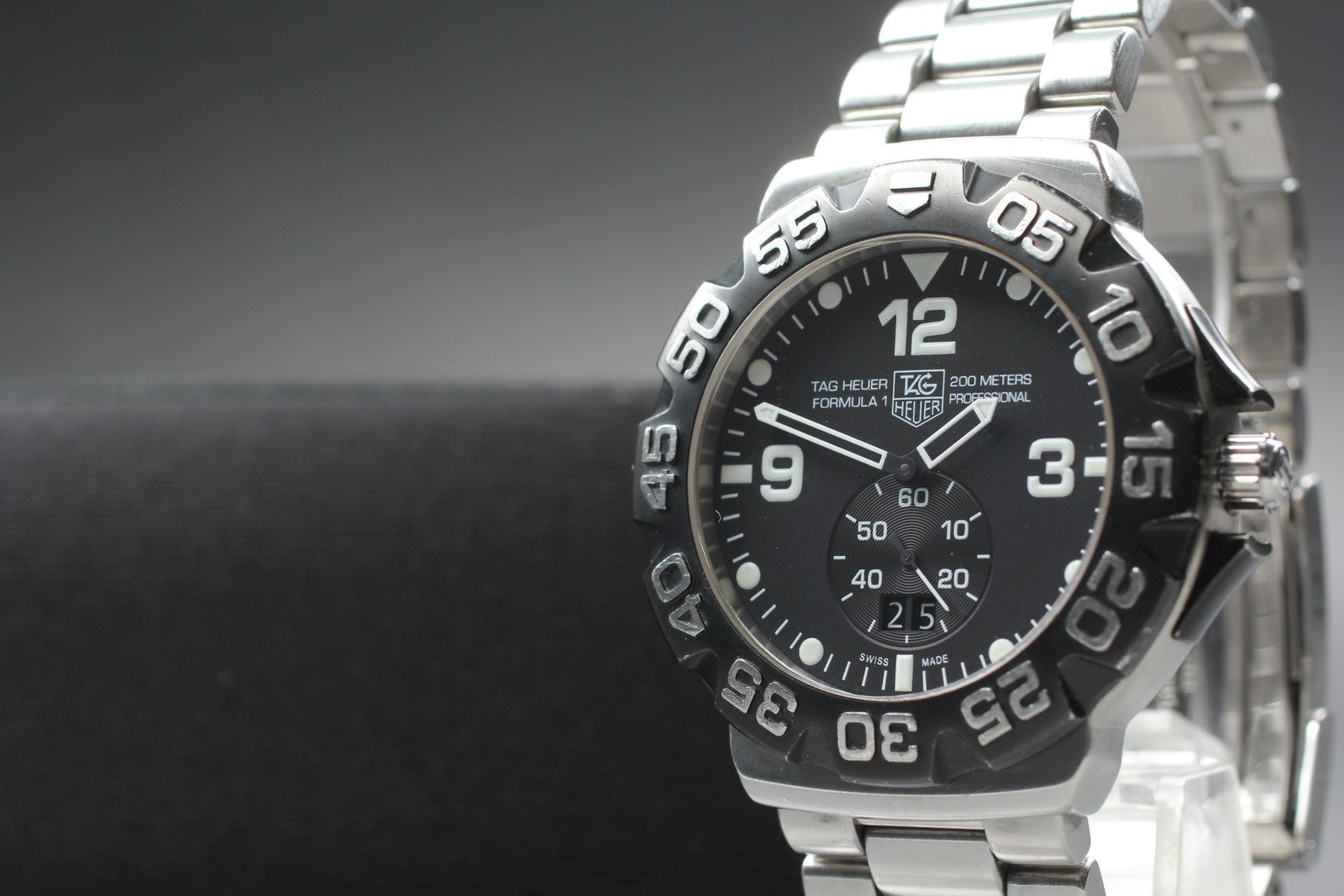 TAG Heuer Formula 1 WAH1010 Black Dial Quartz Men's Watch 44mm From JAPAN