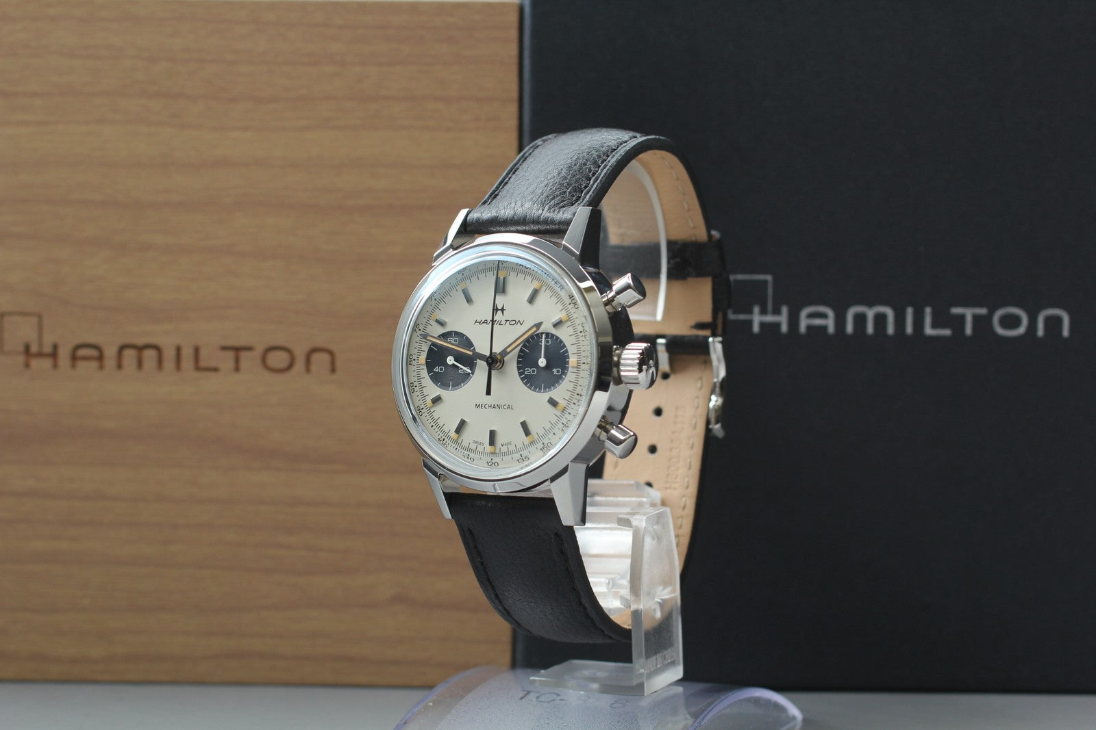 Hamilton American Classic Intramatic H384290 White Manual 40mm JAPAN Box