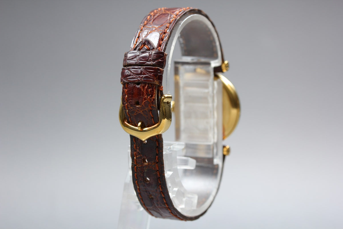 New Batt Cartier Must de Cartier Vendome 18 Quartz Women's Watch From JAPAN Box
