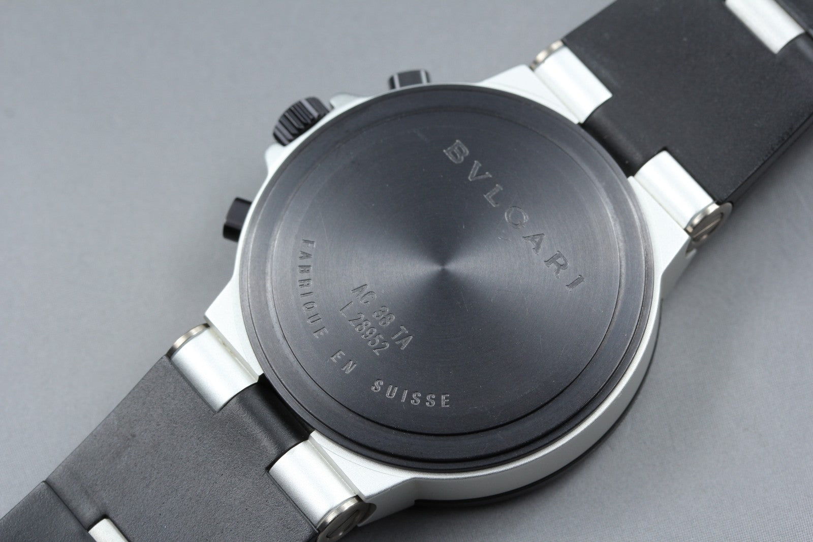 BVLGARI Diagono AC38TA Automatic Chronograph Men's Watch 38mm JAPAN Box
