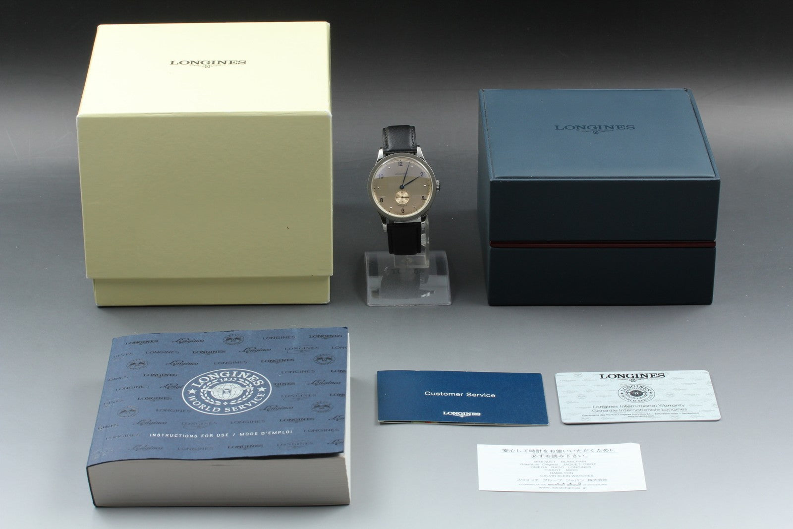 LONGINES Heritage Collection L2.813.4 Automat Gold Men's Watch 40mm JAPAN Exc+5